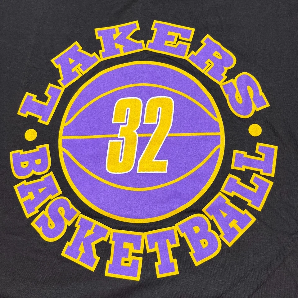 Camiseta Los Angeles Lakers Magic Johnson Vintage Starter Para Hombre XL Negra Años 80 Nueva Con Etiquetas Foto 2 de 4