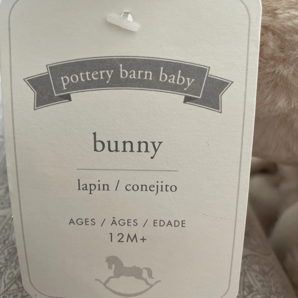 🐰 (3) НОВЫЙ С ЯРЛЫКАМИ POTTERY BARN BABY / KIDS ПАСХАЛЬНЫЕ МЯГКИЕ КРОЛИКИ - Изображение 2 из 2