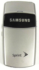Samsung SPH-A420 - Gray and Black  Sprint  Rare Cellular Flip Phone