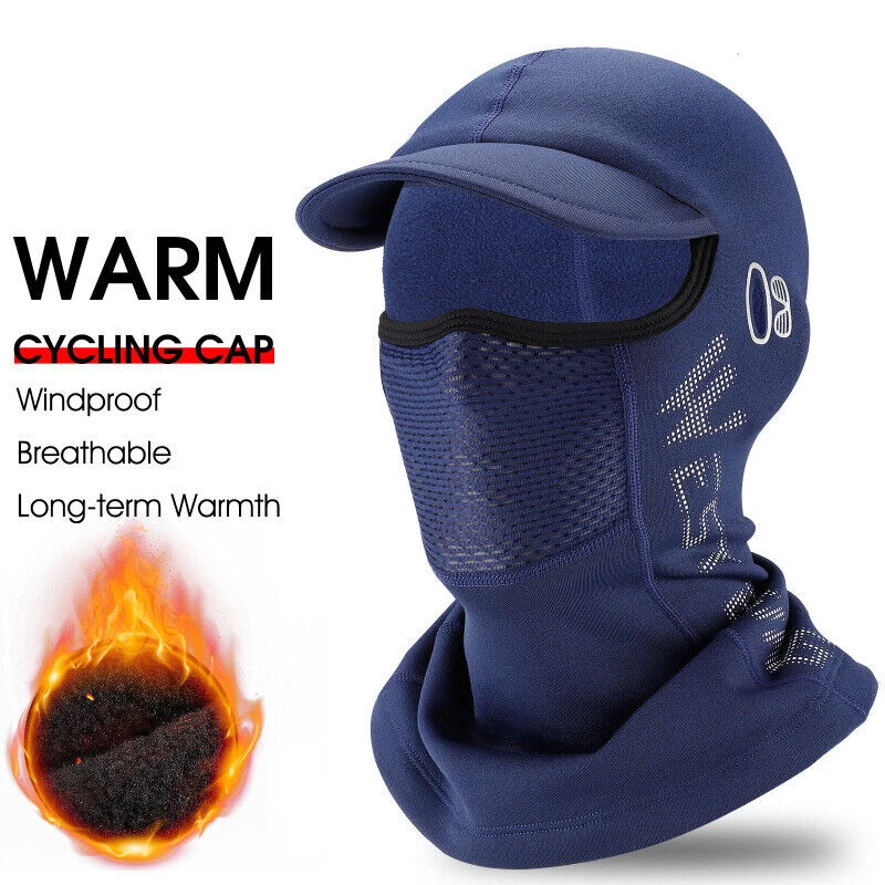 Winter Cycling Cap Face Mask Windproof Thermal Motorcycle Balaclava Headwear Hat
Opens in a new wind