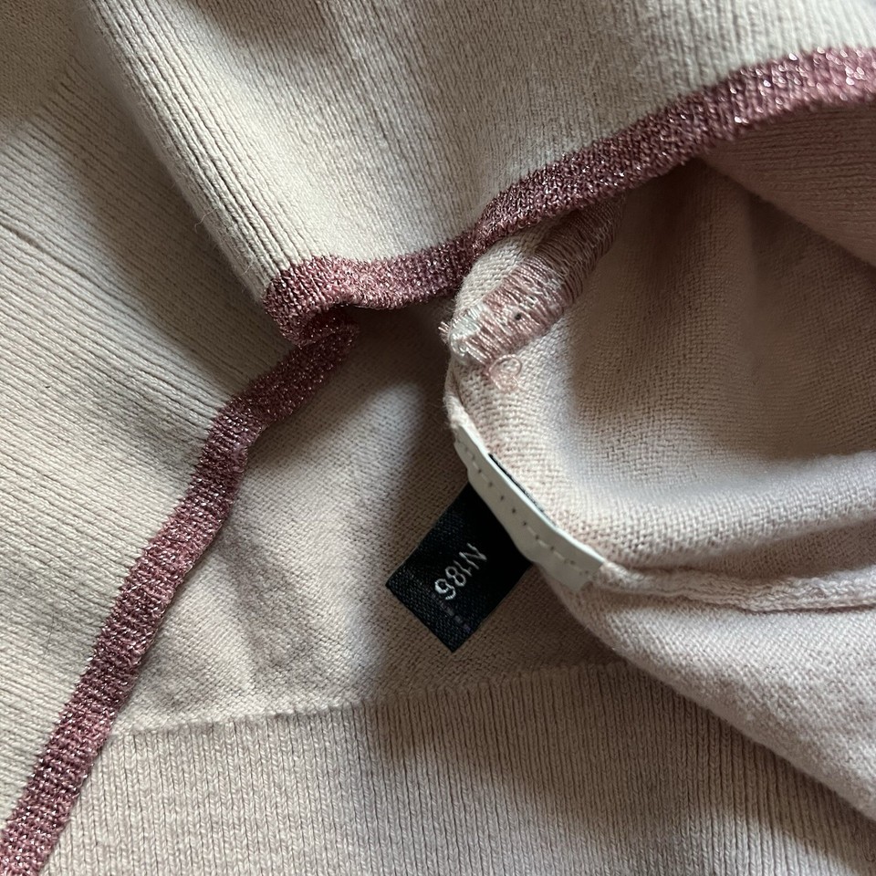 Kate Spade Sz S Swamped Magnolia Cashmere Blend Crew Neck Pullover