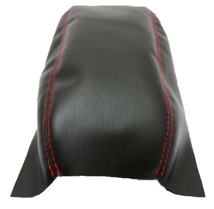 Fit 97-02 Camaro/Firebird Red Stitch Vinyl Leather Ctr Console Lid Armrest Cover - Bild 2 von 3