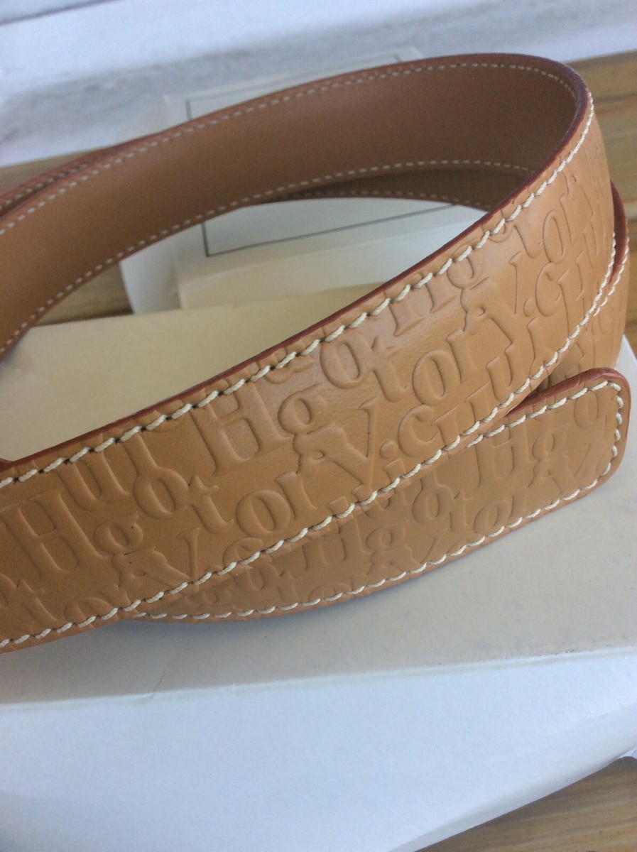 Victor Hugo Genuine Leather Skinny Belt 82 | eBay display picture 1