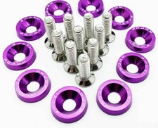 Password Jdm Aluminum Fender Washers 10 Pc Bumper Bolt Engine Dress Up Kit