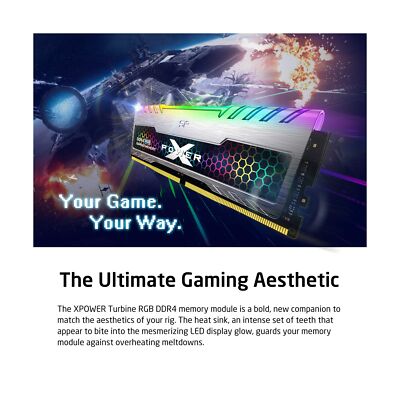 SP Silicon Power 16GB (8GBx2) XPOWER RGB Turbine Gaming DDR4