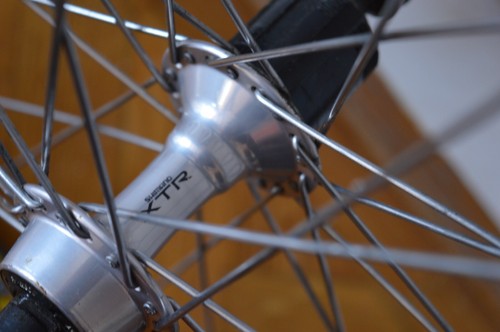 Shimano XTR M900 hubs wheelset FH-M900 HB-M900 Mavic m261 cd rims mtb mountain - Picture 11 of 15