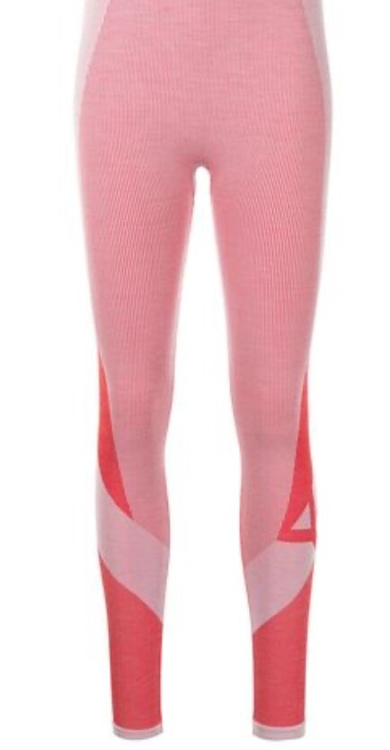 Y-3 SEAMLESS KNIT TIGHTS - RED Uk 10S RRP £140  D40