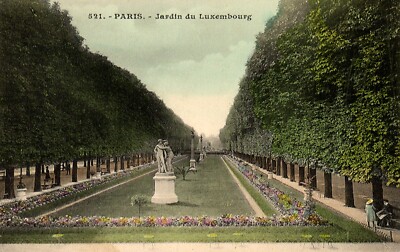 Jardin du Luxembourg Paris France Postcard