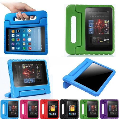 For Amazon Kindle Fire HD8 12th Gen 2022 8" Kids Safe Case EVA Foam Stand Cover