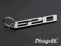"SchlüSselanhäNger \"E20\" FüR BMW 1502 1602 1600 Ti 1802 2002 Edelstahl GebüRstet"