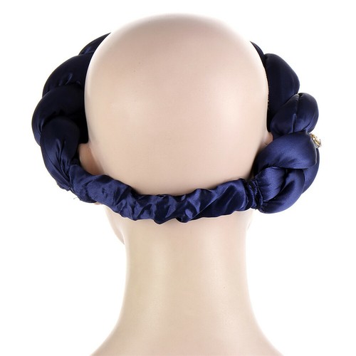 Bunte Head Wraps Haarbänder für Frauen Zopf gedreht große Stirnbänder Kopfbedeckung - Bild 54 von 54