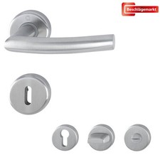 Hoppe Alta Türdrücker Rosettengarnitur Edelstahl matt BB/PZ/WC Klinke Türgriff