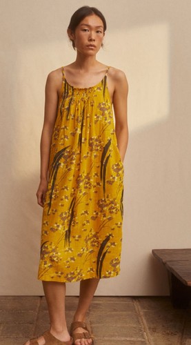 TOAST Golden Light Pattern 100% Cotton Nightdress Night Dress Size L- Worn Twice - Picture 2 of 14