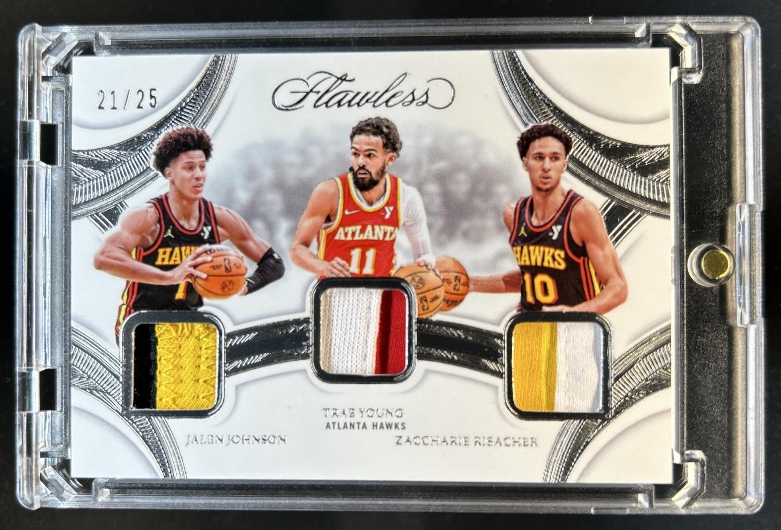 Jalen Johnson 2024 Flawless #8 2023 Flawless Autographs /25 Price 