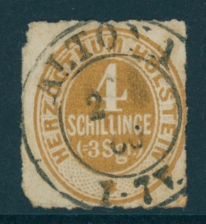 Schleswig Holstein Mi. Nr. 25 zentrisch gest. Fotobefund Möller BPP