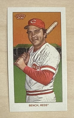 JOHNNY BENCH - 2024 Topps 206 (T206) [Base] - #21 - CINCINNATI REDS