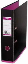 Elba MyColour A4 Lever Arch File - Black  Pink,100081035