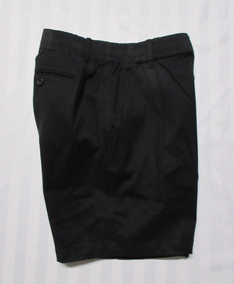 JAMES PERSE Men's Black Oversized Pleated Shorts MCAS4311