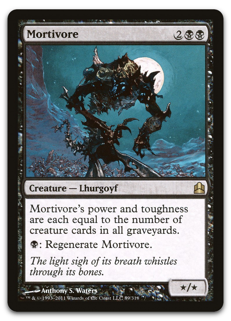 Mortivore #89 (NM) Commander CMD Magic MTG