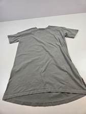 AllSaints Dress Womens Medium Gray Cora Tee T Shirt Dress Casual Longline