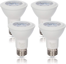 LED PAR20 Light Bulb 6W 38Deg Spotlight Dimmable 4-Pack for Indoor Recessed Ca