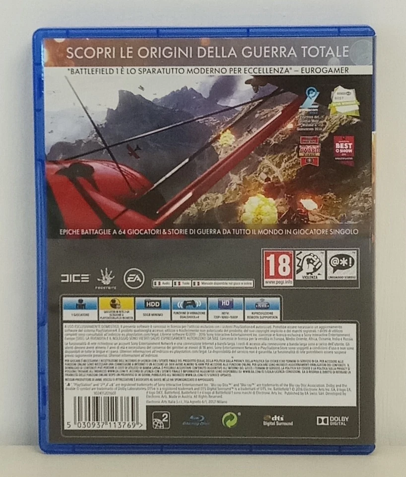 Battlefield 1 Ps4 Playstation 4 - Immagine 2 di 3