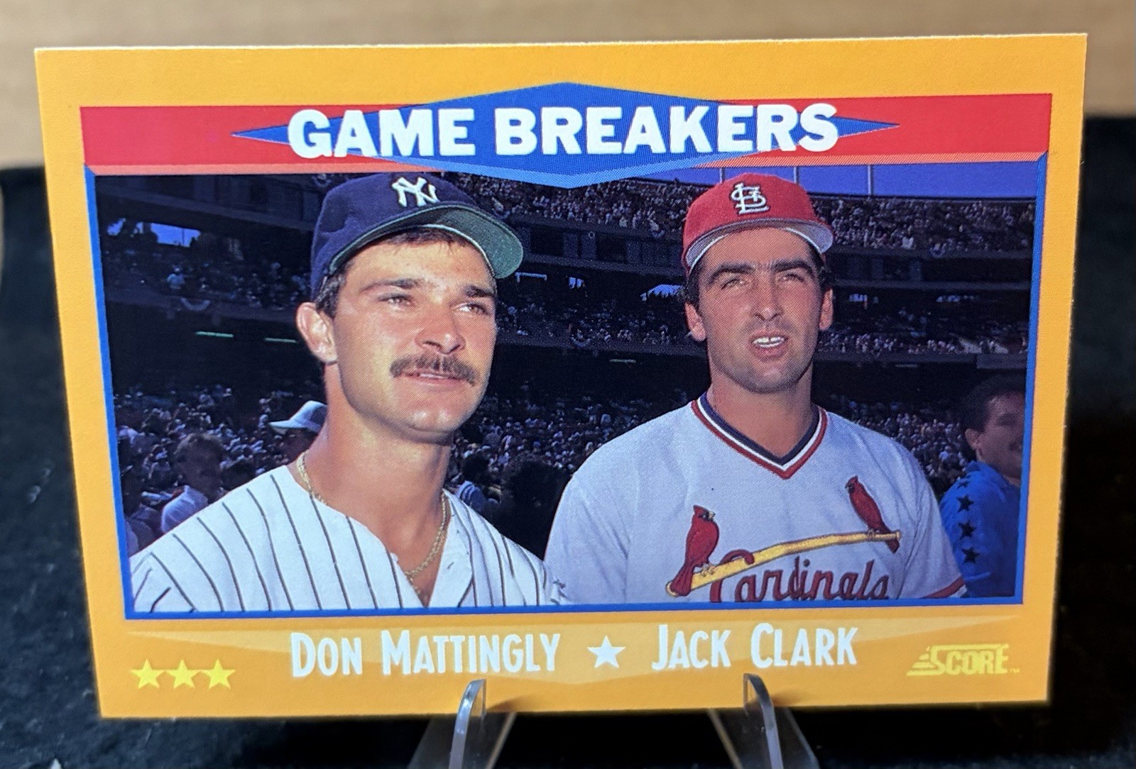 1988 Score Jack Clark Don Mattingly Game Breakers #650