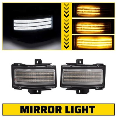 For Ford F250 F350 F450 F550 Super Duty 17-22 Switchback LED Side Mirror Light