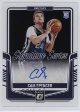 2024-25 Panini Donruss Optic Signature Series Cam Spencer #SS-CER Auto 0o4t