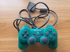 Sony PlayStation PS1 Controller Emerald Green Dual Shock SCPH-1200 US SELLER