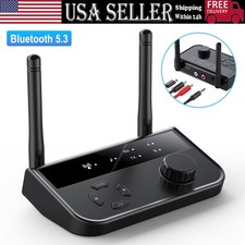 Bluetooth Transmitter Receiver For TV Home Car Stereo Audio Adapter Long Range