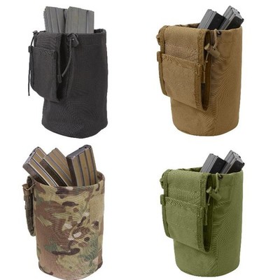 MOLLE Roll-up Dump Pouch Utility Folding Drop Bag Magazine, Free Compass