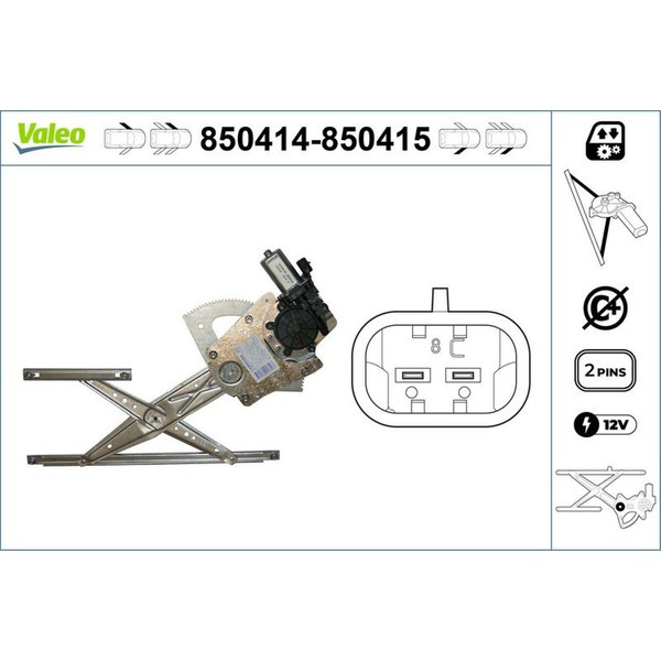 Valeo 850415 Fensterheber FüR Toyota Yaris P1-image