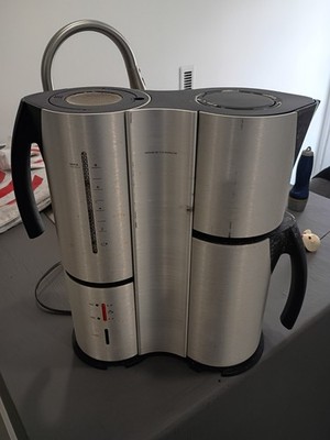 BOSCH COFFEE MACHINE F.A. PORSCHE DESIGNER 8 CUP MAKER STAINLESS STEEL COOL!