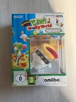 Poochy & Yoshi's Woolly World + Amiibo Bundle NEU SEALED Nintendo 3DS Sammler