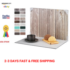 Small Photography Backdrop Kit, Double-Sided Paper, 9 Patterns, 16x11.5 inch