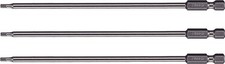 Hex Power Bits 3 PCS 2.5mm Hex Shank 6 Inch Long Length Professional Tool