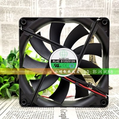 1 pcs   FAN RL4Z S1352512H 12V 0.33A 2-wire computer case power supply fan *gi
