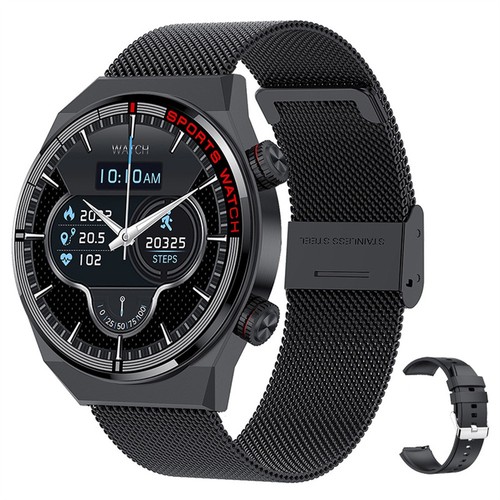 Bluetooth-Compatible Talking Watch Men's Sport Band Waterproof NFC 1.39 Inch