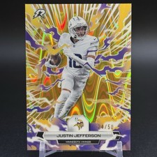 2025 Topps Resurgence Justin Jefferson Gold Power Surge #/50