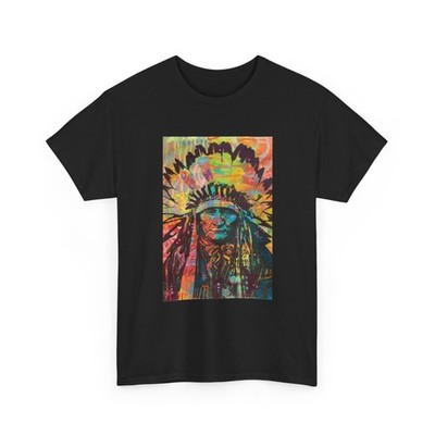 T-shirt Homme/femme Native American Indian Pride, Motif Sitting Bull, Neuf