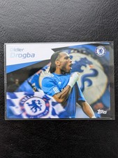 Didier Drogba Topps Chelsea Team Set 2025/26 Chelsea FC #50 Waving Flag Card
