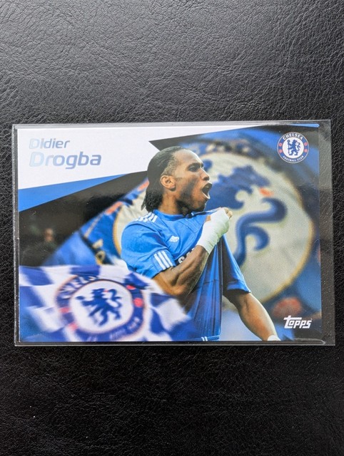 Didier Drogba Topps Chelsea Team Set 2025/26 Chelsea FC #50 Waving Flag Card