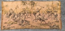 French Tapestry,Antique Arabic people in Desert Tapestry, Home Decor 2x3 ft
