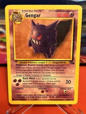 Gengar 20/62 Rare Fossil Pokemon Unlimited Damaged on eBay