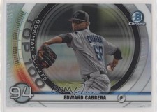 2020 Bowman Bowman Scouts Top 100 Chrome Edward Cabrera #BTP-94 0nr3
