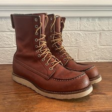 Red Wing 877 vintage Mens Brown Leather Moc T...