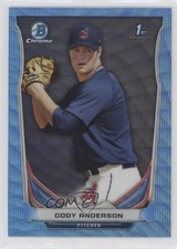 2014 Bowman Chrome Prospects Blue Wave Refractor Cody Anderson #BCP20 0b5