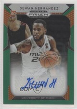 2019-20 Panini Prizm Draft Picks Green Dewan Hernandez #59 Auto 0q0
