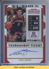 2020 Contenders Draft Picks Tournament Ticket 7/10 Josh Green #65 Auto READ zp1
